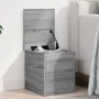 Wooden storage box in gray Sonoma engineering 30x35x35 cm by , Storage trunks - Ref: Foro24-840672, Price: 37,55 €, Discount: %