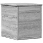 Wooden storage box in gray Sonoma engineering 30x35x35 cm by , Storage trunks - Ref: Foro24-840672, Price: 37,55 €, Discount: %