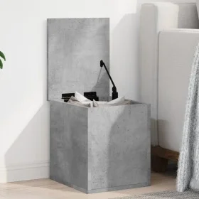 Aufbewahrungsbox aus grauem Beton-Ingenieurholz, 30x35x35 cm. von , Aufbewahrungskisten - Ref: Foro24-840670, Preis: 37,17 €,...