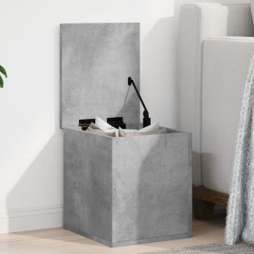 Engineered wood storage box in gray concrete, 30x35x35 cm by , Storage trunks - Ref: Foro24-840670, Price: 35,84 €, Discount: %