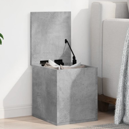 Engineered wood storage box in gray concrete, 30x35x35 cm by , Storage trunks - Ref: Foro24-840670, Price: 35,84 €, Discount: %