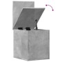 Engineered wood storage box in gray concrete, 30x35x35 cm by , Storage trunks - Ref: Foro24-840670, Price: 35,84 €, Discount: %