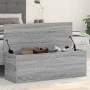Caja de almacenaje madera ingeniería gris Sonoma 102x35x35 cm de , Baúles de almacenamiento - Ref: Foro24-840693, Precio: 78,...
