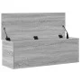 Caja de almacenaje madera ingeniería gris Sonoma 102x35x35 cm de , Baúles de almacenamiento - Ref: Foro24-840693, Precio: 78,...