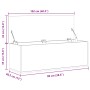 Aufbewahrungsbox aus grauem Sonoma-Ingenieurholz 102x35x35 cm. von , Aufbewahrungskisten - Ref: Foro24-840693, Preis: 79,96 €...