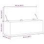Caja de almacenaje madera ingeniería gris Sonoma 102x35x35 cm de , Baúles de almacenamiento - Ref: Foro24-840693, Precio: 78,...