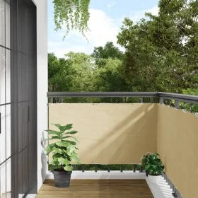 Pantalla de privacidad de jardín PVC crema 600x75 cm de , Paneles de vallas - Ref: Foro24-4005391, Precio: 22,87 €, Descuento: %