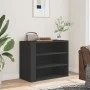 Armario de pared madera de ingeniería negro 75x35x60 cm de , Estantes y estanterías - Ref: Foro24-848417, Precio: 53,74 €, De...
