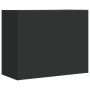 Armario de pared madera de ingeniería negro 75x35x60 cm de , Estantes y estanterías - Ref: Foro24-848417, Precio: 56,08 €