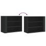 Armario de pared madera de ingeniería negro 75x35x60 cm de , Estantes y estanterías - Ref: Foro24-848417, Precio: 56,08 €
