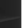 Armario de pared madera de ingeniería negro 75x35x60 cm de , Estantes y estanterías - Ref: Foro24-848417, Precio: 53,74 €, De...