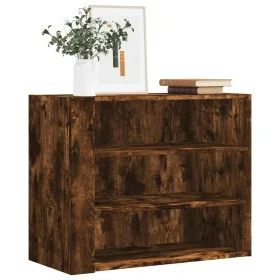 Wandschrank aus geräucherter Eichen-Ingenieurholz 75x35x60 cm von , Regale und Regale - Ref: Foro24-848420, Preis: 51,53 €, R...