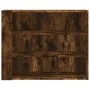 Engineered wood smoked oak wall cabinet 75x35x60 cm by , Shelves and shelves - Ref: Foro24-848420, Price: 52,14 €, Discount: %