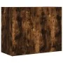 Engineered wood smoked oak wall cabinet 75x35x60 cm by , Shelves and shelves - Ref: Foro24-848420, Price: 52,14 €, Discount: %