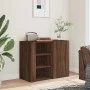 Armario de pared madera de ingeniería marrón roble 75x35x60 cm de , Estantes y estanterías - Ref: Foro24-848429, Precio: 75,9...