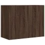 Armario de pared madera de ingeniería marrón roble 75x35x60 cm de , Estantes y estanterías - Ref: Foro24-848429, Precio: 75,9...