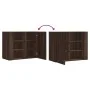 Armario de pared madera de ingeniería marrón roble 75x35x60 cm de , Estantes y estanterías - Ref: Foro24-848429, Precio: 75,9...