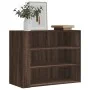 Engineered wood brown oak wall cabinet 75x35x60 cm by , Shelves and shelves - Ref: Foro24-848422, Price: 61,94 €, Discount: %