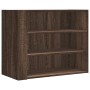Wandschrank aus braunem Eichenfurnierholz 75x35x60 cm von , Regale und Regale - Ref: Foro24-848422, Preis: 62,93 €, Rabatt: %