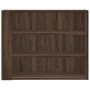 Wandschrank aus braunem Eichenfurnierholz 75x35x60 cm von , Regale und Regale - Ref: Foro24-848422, Preis: 62,93 €, Rabatt: %