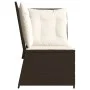 Corner garden sofa with brown synthetic rattan cushions by , Outdoor sofas - Ref: Foro24-368983, Price: 119,26 €, Discount: %