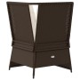 Corner garden sofa with brown synthetic rattan cushions by , Outdoor sofas - Ref: Foro24-368983, Price: 98,86 €, Discount: %