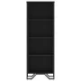Engineered wood black shelf 50x31x137.5 cm by , Bookcases and shelves - Ref: Foro24-848609, Price: 61,47 €, Discount: %