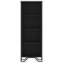 Schwarzes Regal aus Holzwerkstoff 50x31x137,5 cm von , Bücherregale und Regale - Ref: Foro24-848609, Preis: 62,24 €, Rabatt: %