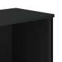 Engineered wood black shelf 50x31x137.5 cm by , Bookcases and shelves - Ref: Foro24-848609, Price: 61,47 €, Discount: %