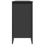 Engineered wood black shoerack 80x38x78 cm by , Shoe racks and shoe organizers - Ref: Foro24-848649, Price: 67,09 €, Discount: %