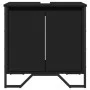 Armario para lavabo de baño madera ingeniería negro 60x35x60 cm de , Muebles de baño - Ref: Foro24-848654, Precio: 74,92 €, D...