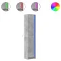 Aparador con LED madera ingeniería gris 41,5x32,5x200 cm de , Aparadores - Ref: Foro24-3307901, Precio: 130,91 €, Descuento: %