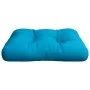 Light blue fabric cushion for pallet sofa 58x58x10 cm by , Cushions for chairs and sofas - Ref: Foro24-360904, Price: 30,61 €...