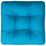 Light blue fabric cushion for pallet sofa 58x58x10 cm by , Cushions for chairs and sofas - Ref: Foro24-360904, Price: 30,61 €...