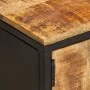 Mueble de TV madera maciza de mango rugosa 110x35x40 cm de , Almacenamiento para CD y DVD - Ref: Foro24-376043, Precio: 208,8...
