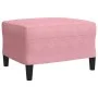 4-piece pink velvet sofa set with cushions by , Sofas - Ref: Foro24-3278364, Price: 746,98 €, Discount: %