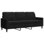 Set of sofas with 4 black velvet cushions by , Sofas - Ref: Foro24-3278366, Price: 690,43 €, Discount: %