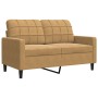 3-piece brown velvet sofa set with cushions by , Sofas - Ref: Foro24-3278408, Price: 587,76 €, Discount: %