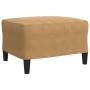 3-piece brown velvet sofa set with cushions by , Sofas - Ref: Foro24-3278408, Price: 587,76 €, Discount: %