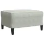 Set of sofas with 4 light gray velvet cushions by , Sofas - Ref: Foro24-3278441, Price: 655,17 €, Discount: %