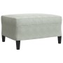 Juego de sofás con cojines 3 piezas terciopelo gris claro de , Sofás - Ref: Foro24-3278481, Precio: 512,22 €, Descuento: %