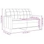 Dreiteiliges Sofaset mit dunkelgrünen Samtkissen. von , Sofas - Ref: Foro24-3278403, Preis: 594,26 €, Rabatt: %