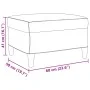 Dreiteiliges Sofaset mit dunkelgrünen Samtkissen. von , Sofas - Ref: Foro24-3278403, Preis: 594,26 €, Rabatt: %