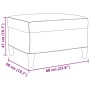 Dreiteiliges Sofaset mit dunkelgrünen Samtkissen. von , Sofas - Ref: Foro24-3278403, Preis: 605,85 €, Rabatt: %