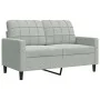 3-piece light gray velvet sofa set with cushions by , Sofas - Ref: Foro24-3278401, Price: 486,99 €, Discount: %