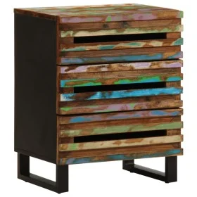 Solid acacia wood bedside table 50x34x62 cm by , Nightstands - Ref: Foro24-377485, Price: 70,79 €, Discount: %