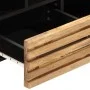 TV-Möbel aus massivem, grobem Mangoholz 100x34x46 cm von , CD- und DVD-Speicher - Ref: Foro24-377514, Preis: 73,56 €, Rabatt: %
