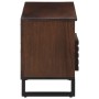 Massives TV-Möbel aus braunem Mangoholz, 100x34x46 cm. von , CD- und DVD-Speicher - Ref: Foro24-377516, Preis: 74,69 €, Rabat...