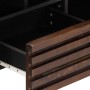 Massives TV-Möbel aus braunem Mangoholz, 100x34x46 cm. von , CD- und DVD-Speicher - Ref: Foro24-377516, Preis: 74,69 €, Rabat...