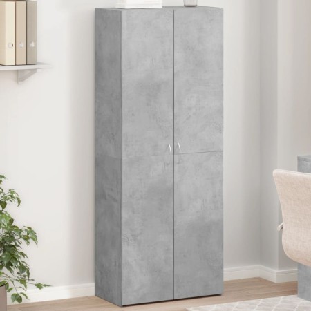 Wooden filing cabinet in gray concrete engineering, 60x32x153 cm. by , Filing cabinets - Ref: Foro24-3276647, Price: 134,56 €...